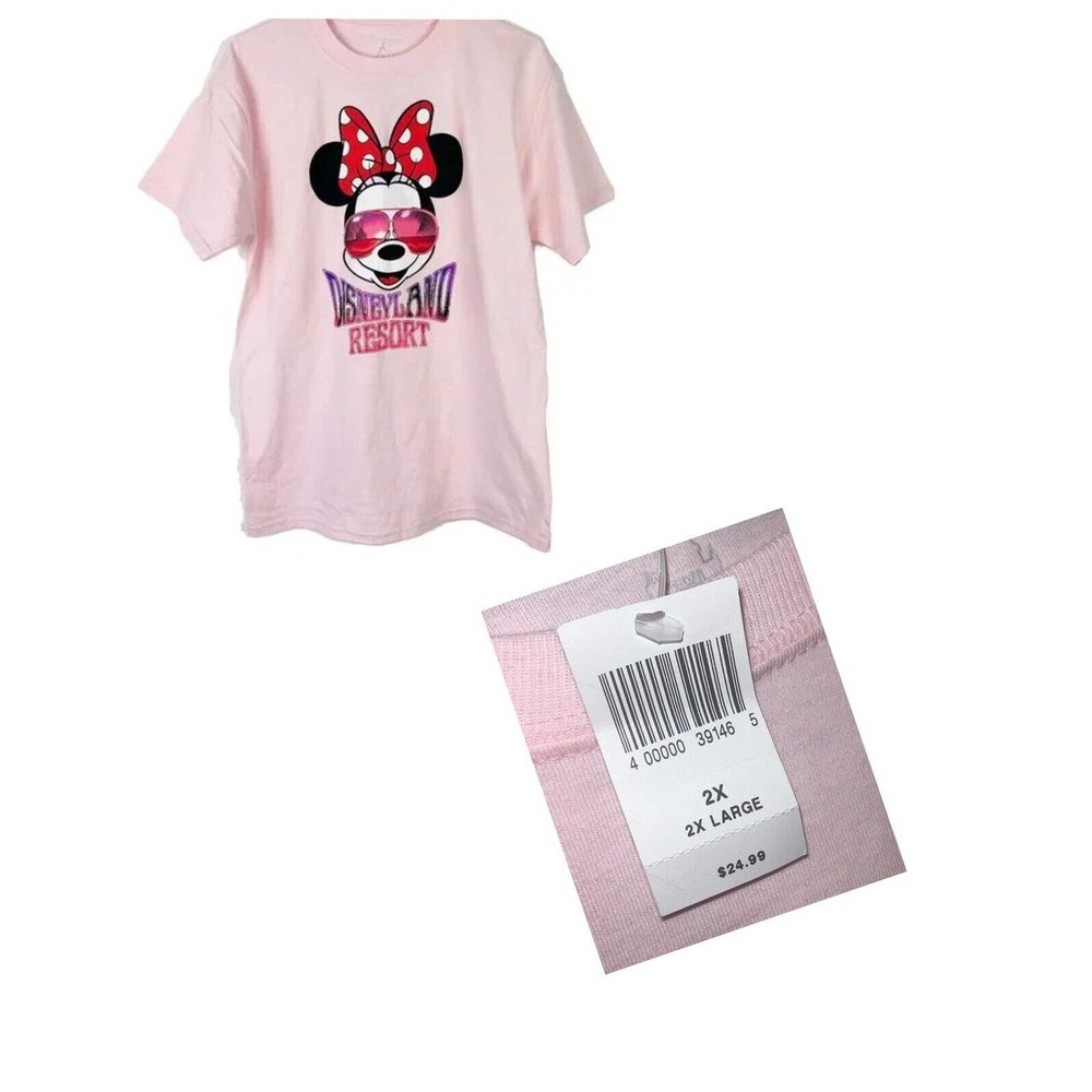 Disney Land Resort Minnie Mouse shirt Graphic Size two extra large (2xl)  Pink
